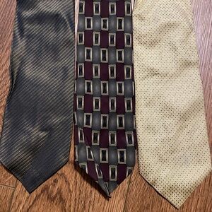 Set of Three Silk Ties